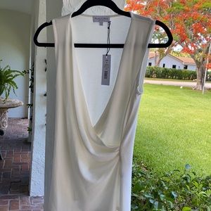 Michael Stars Sleeveless Surplice Tank-sz.-med.